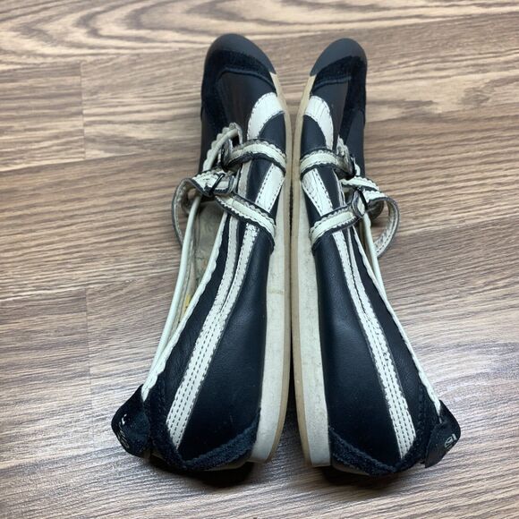 RARE Onitsuka Tiger Asics Ballet Flats Sneaker Mary Jane Style Women Size 9 - Picture 2 of 16